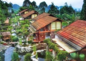 Villa air hotel unik bandung